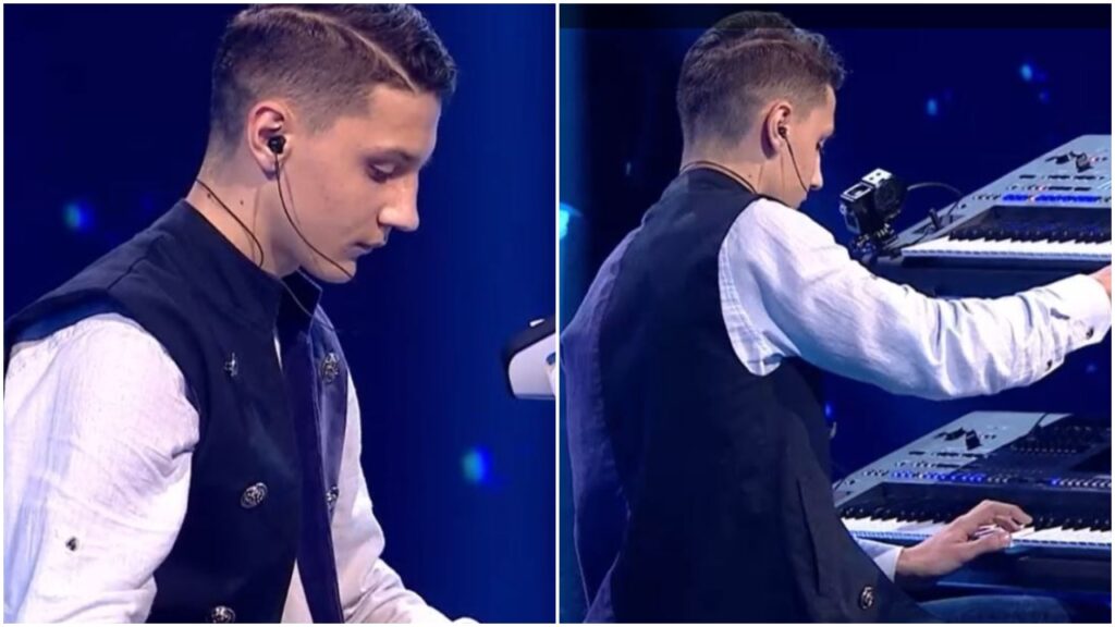 Emanuel Ion, pianistul nevăzător de la Românii au talent, ia emoționat